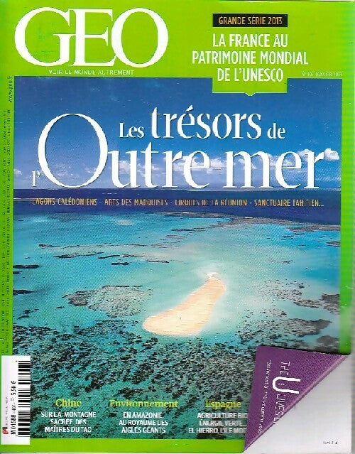 Livrenpoche : Géo n°407 : Les trésors de l'Outre-mer - Collectif - Livre