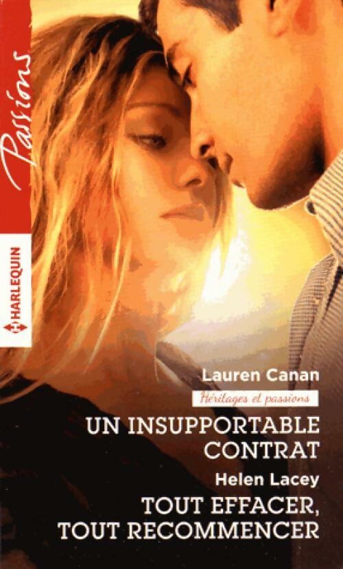 Livrenpoche : Un insupportable contrat / Tout effacer, tout recommencer - Lauren Canan - Livre