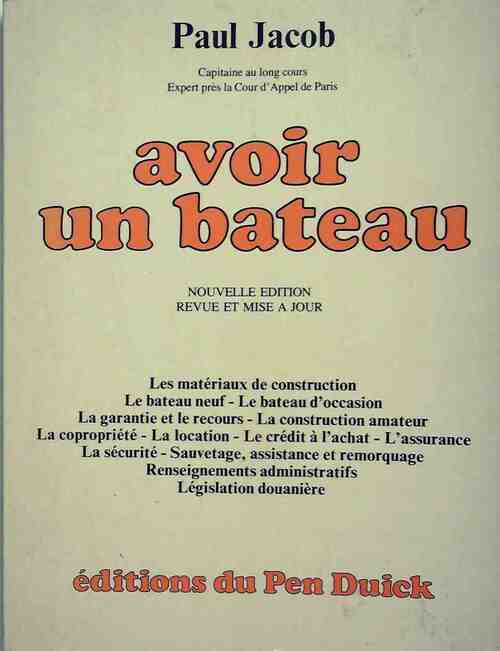 Livrenpoche : Avoir un bateau - Paul Jacob - Livre