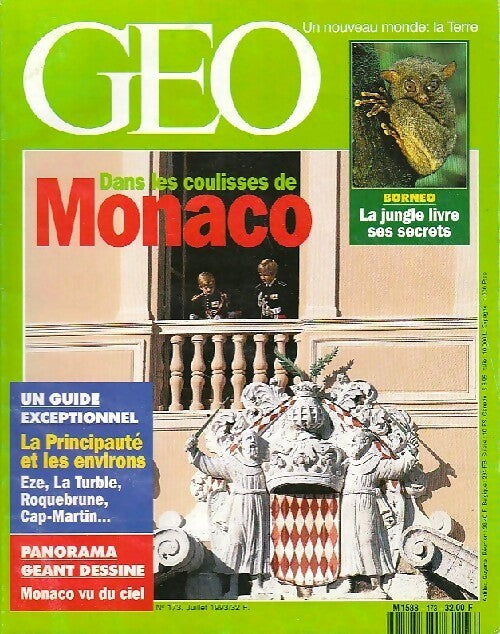 Livrenpoche : Géo n°173 : Dans les coulisses de Monaco - Collectif - Livre