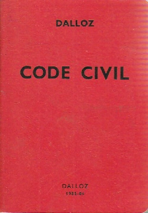 Livrenpoche : Code civil 1985-86 - Inconnu - Livre