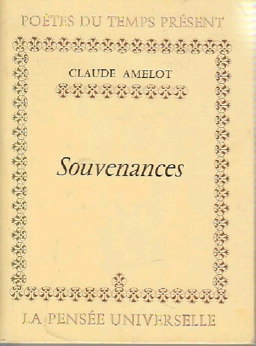 Livrenpoche : Souvenances - Claude Amelot - Livre