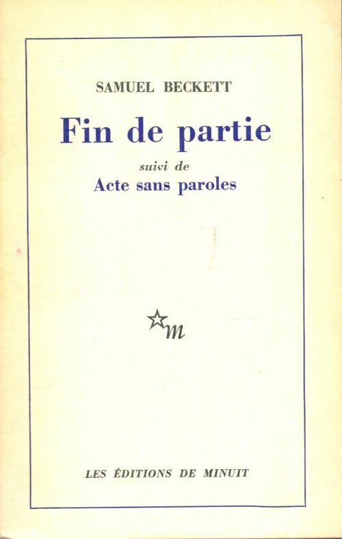 Livrenpoche : Fin de partie / Acte sans paroles - Samuel Beckett - Livre