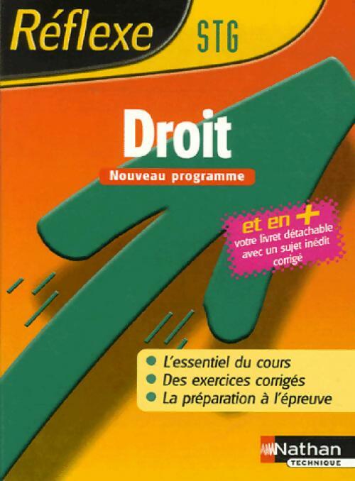 Livrenpoche : Droit Terminales STG - Laurence Garnier - Livre