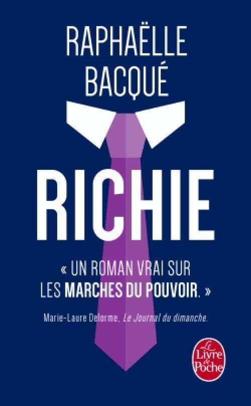 Livrenpoche : Richie - Raphaëlle Bacqué - Livre