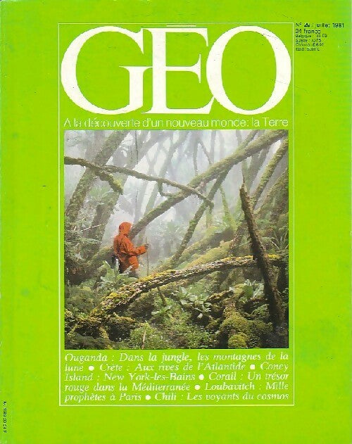 Livrenpoche : Géo n°29 : Ouganda / Crète / Coney Island / ... - Collectif - Livre