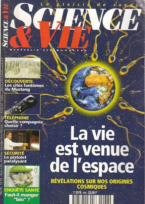Livrenpoche : Science & vie n°966 : La vie est venue de l'espace - Collectif - Livre