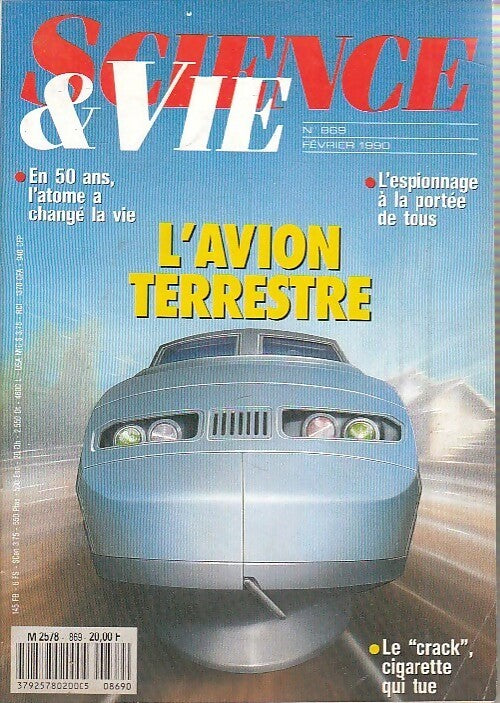 Livrenpoche : Science & vie n°869 : L'avion terrestre - Collectif - Livre