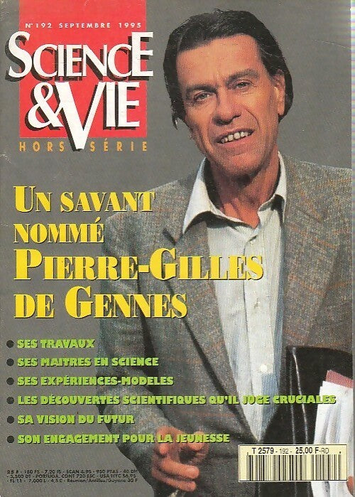 Livrenpoche : Science & vie hors-série n°192 : Un savant nommé Pierre-Gilles de Gennes - Collectif - Livre