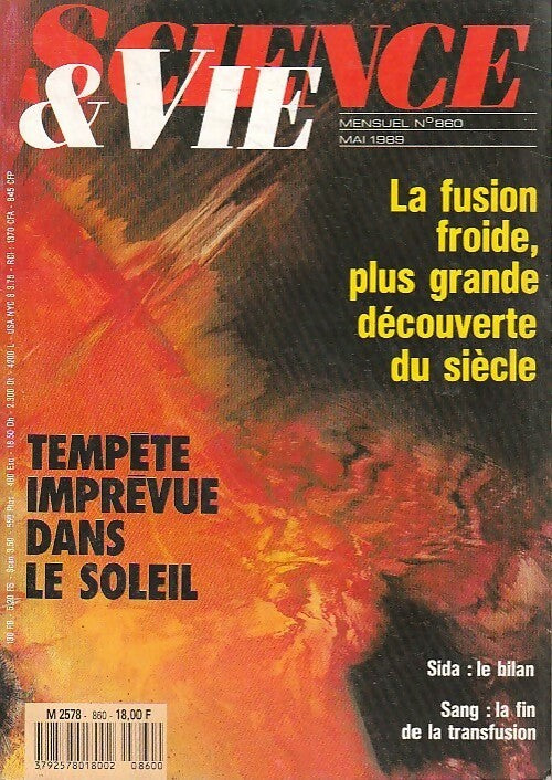 Livrenpoche : Science & vie n°860 : Tempête imprévue dans le soleil - Collectif - Livre