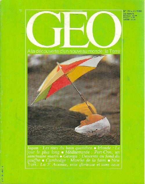 Livrenpoche : Géo n°18 : Japon / Irlande / Méditerranée / Géorgie - Collectif - Livre