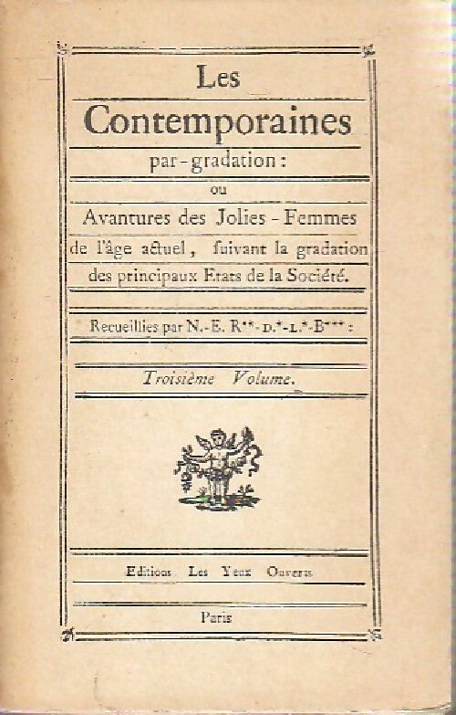 Livrenpoche : Les contemporaines Tome III - Collectif - Livre