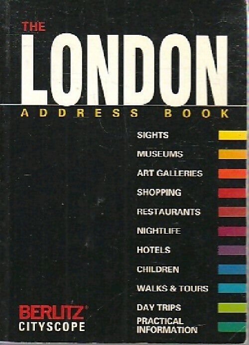 Livrenpoche : The London address book - Collectif - Livre