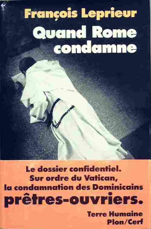 Livrenpoche : Quand Rome condamne - François Leprieur - Livre