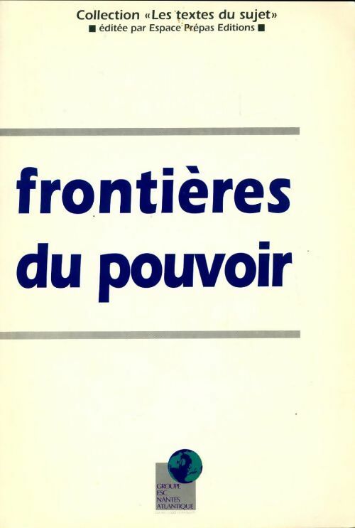 Livrenpoche : Frontières du pouvoir - A. Dermouche - Livre