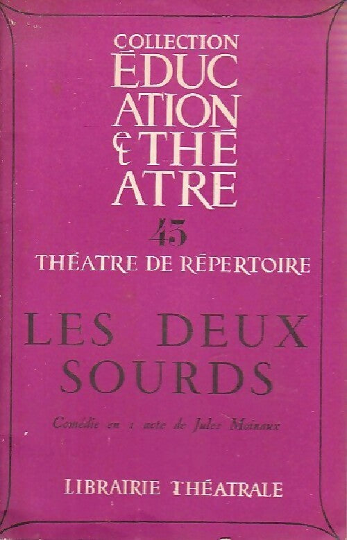 Livrenpoche : Les deux sourds - Jules Moinaux - Livre