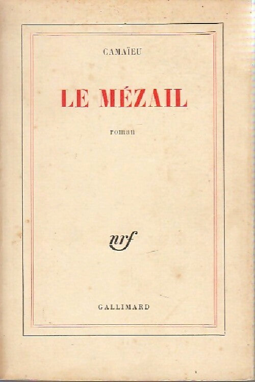 Le mézail - Camaïeu -  Blanche - Livre