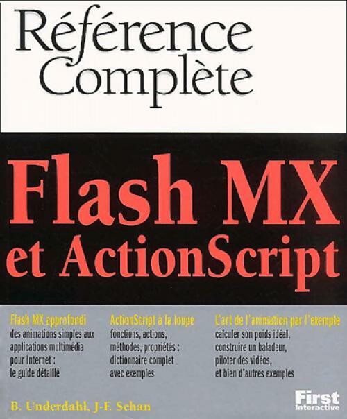 Livrenpoche : Flash MX et Action Script - Brian Underdahl - Livre