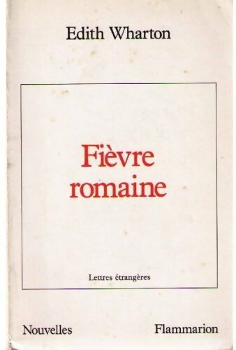 Livrenpoche : Fièvre romaine - Edith Wharton - Livre