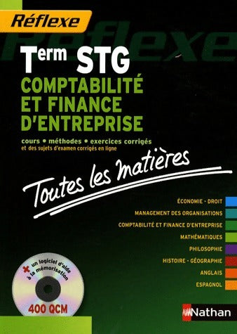 Livrenpoche : Comptabilité et finance d'entreprise Terminale STG - Philippe Montségur - Livre