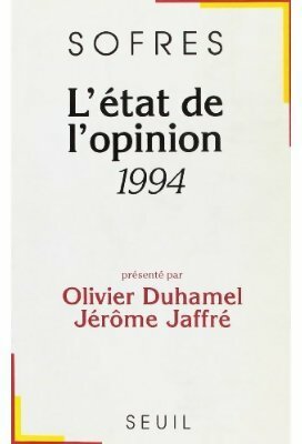 Livrenpoche : L'état de l'opinion 1994 - Olivier Duhamel - Livre