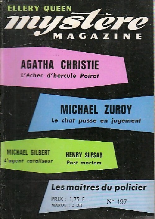 Livrenpoche : Mystère magazine n°197 - Collectif - Livre