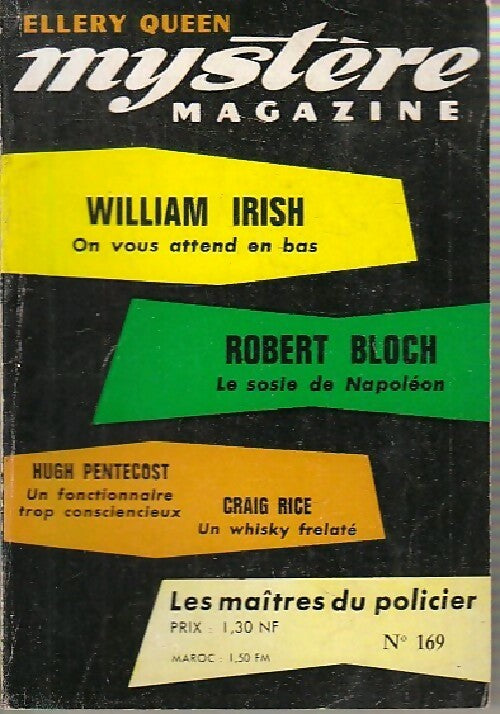Livrenpoche : Mystère magazine n°169 - Collectif - Livre