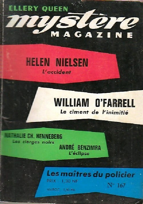 Livrenpoche : Mystère magazine n°167 - Collectif - Livre