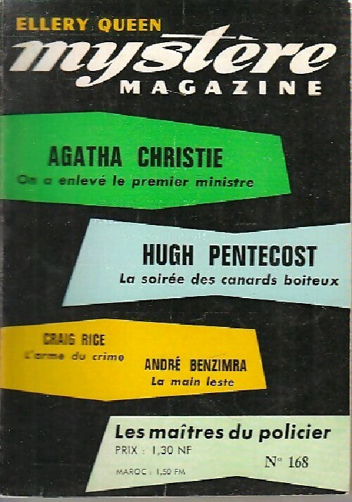 Livrenpoche : Mystère magazine n°168 - Collectif - Livre