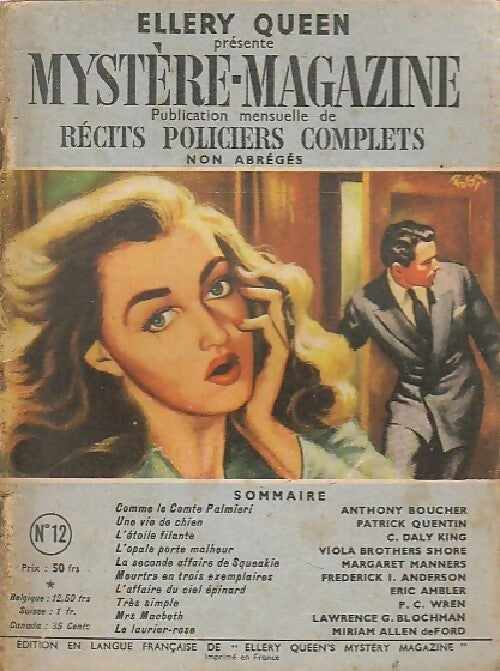 Livrenpoche : Mystère magazine n°12 - Collectif - Livre