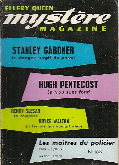 Livrenpoche : Mystère magazine n°163 - Collectif - Livre
