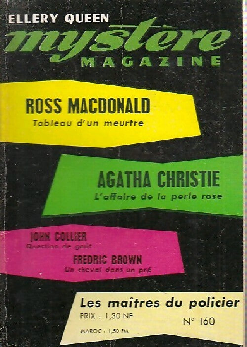 Livrenpoche : Mystère magazine n°160 - Collectif - Livre
