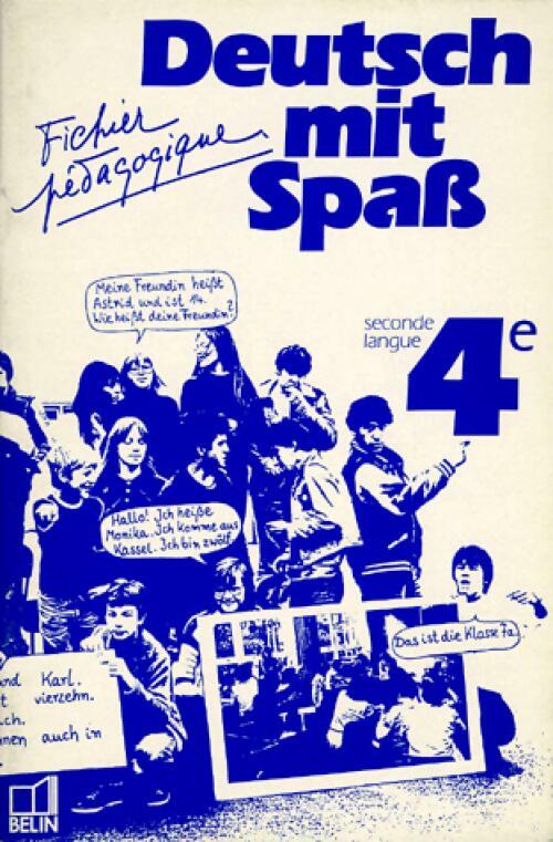 Livrenpoche : Detusch mit spaß 4e. Livret pédagogique - Collectif - Livre