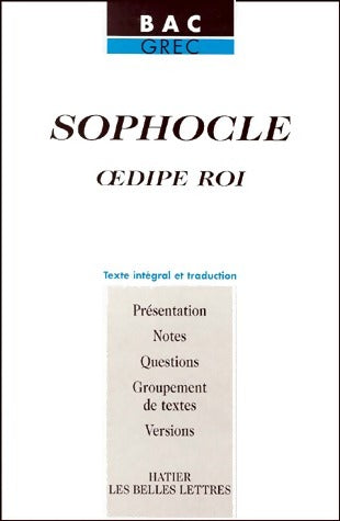Livrenpoche : Oedipe roi - Sophocle - Livre