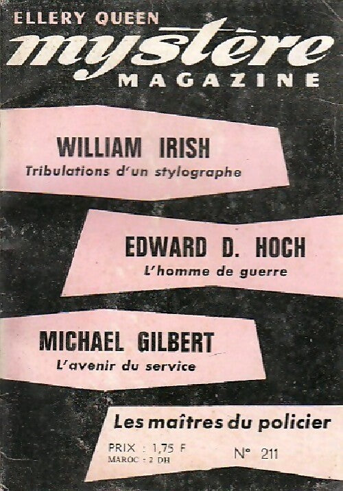 Livrenpoche : Mystère magazine n°211 - Collectif - Livre