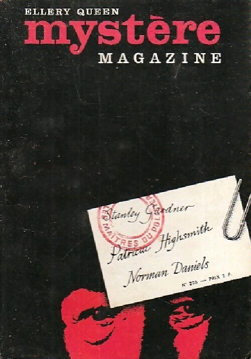 Livrenpoche : Mystère magazine n°225 - Collectif - Livre