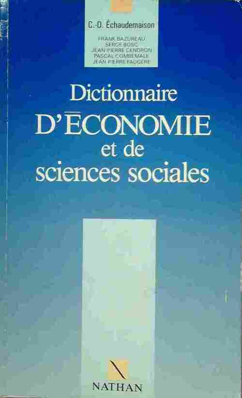 Dictionnaire d'économie et de sciences sociales - Collectif -  Nathan GF - Livre