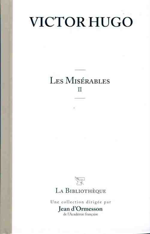 Livrenpoche : Les misérables Tome II - Victor Hugo - Livre