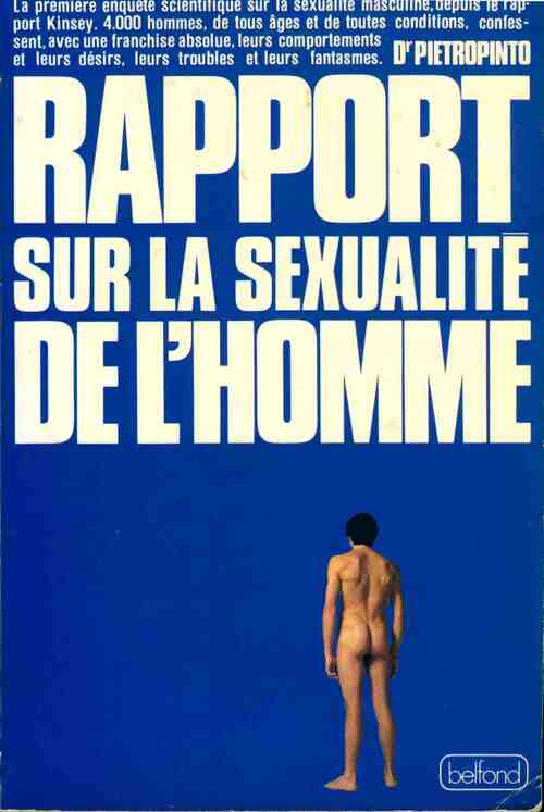 Livrenpoche : Rapport sur la sexualité de l'homme - Anthony Pietropinto - Livre