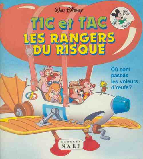 Tic et Tac: Où sont passés les voleurs d'oeufs ? - Walt Disney - Livre