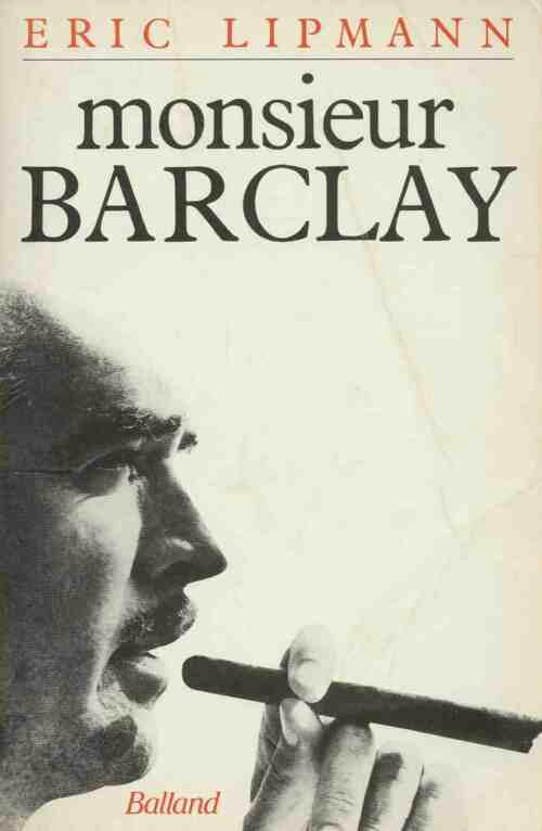 Livrenpoche : Monsieur Barclay - Eric Lipmann - Livre