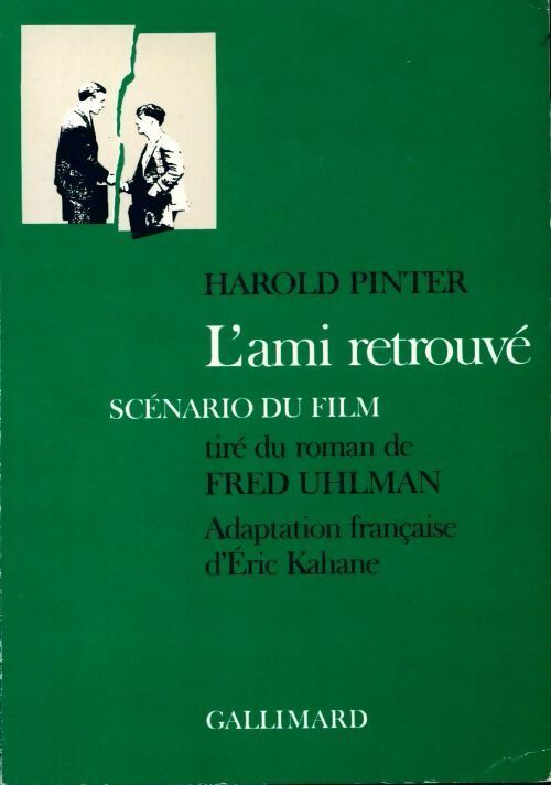 Livrenpoche : L'ami retrouvé - Harold Pinter - Livre