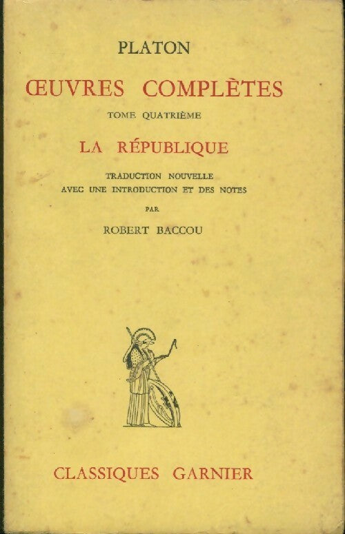 Livrenpoche : Oeuvres complètes Tome IV - Platon - Livre
