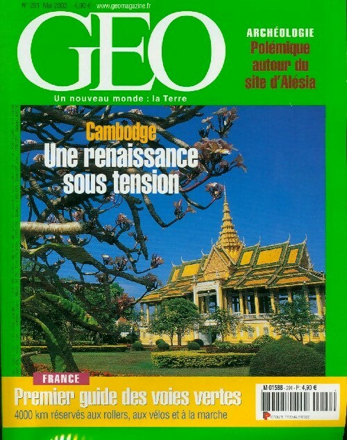 Livrenpoche : Géo n°291 : Cambodge, une renaissance sous tension - Collectif - Livre