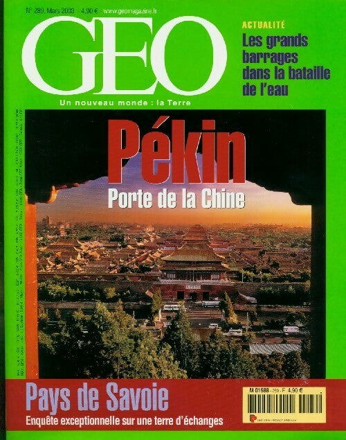 Livrenpoche : Géo n°289 : Pékin, porte de la Chine - Collectif - Livre