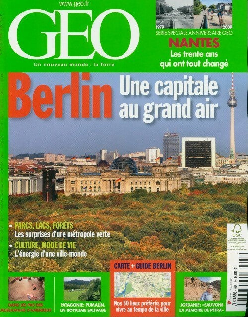 Livrenpoche : Géo n°368 : Berlin, une capitale au grand air - Collectif - Livre