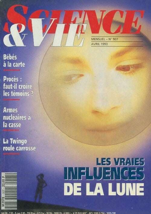 Livrenpoche : Science & vie n°907 : Les vraies influences de la lune - Collectif - Livre