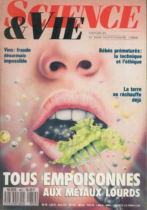 Livrenpoche : Science & vie n°852 : Tous empoisonnés aux métaux lourds - Collectif - Livre