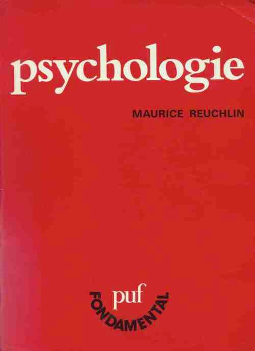 Livrenpoche : Psychologie - Maurice Reuchlin - Livre