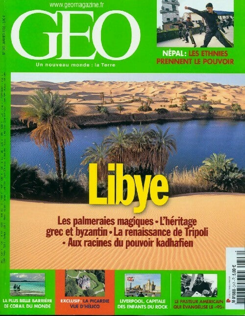 Livrenpoche : Géo n°347 : Libye - Collectif - Livre